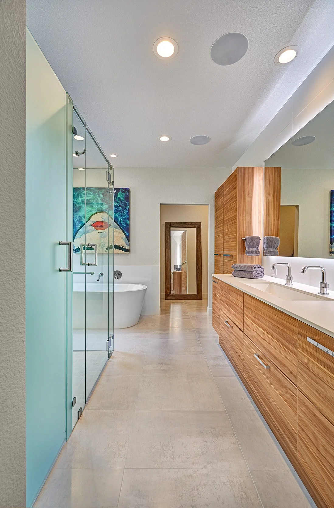 Modern Glass Bath