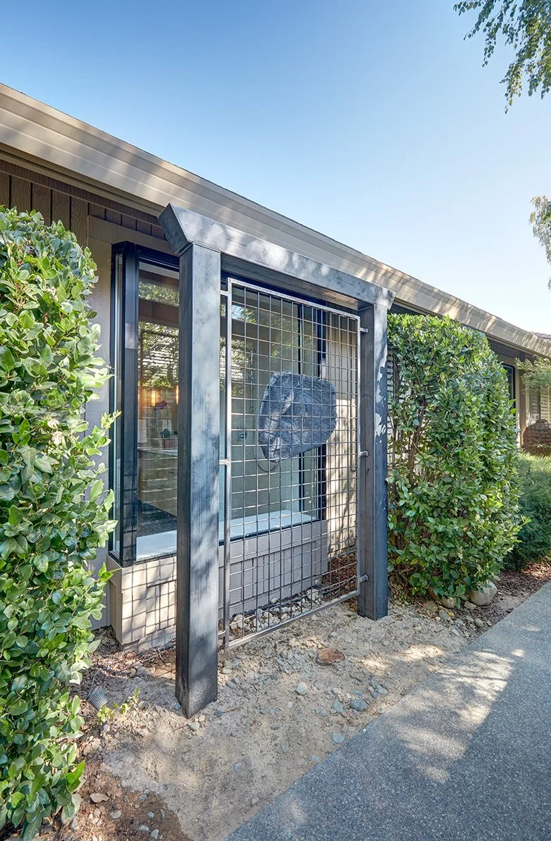 Primary bath remodel, exterior 